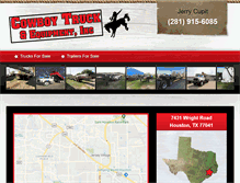 Tablet Screenshot of cowboy-trucks.com